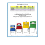 Seat Sack® Laminated Fabric Small Seat Sack, 12", Yellow, 2/Bundle (SSK00112YL-2)