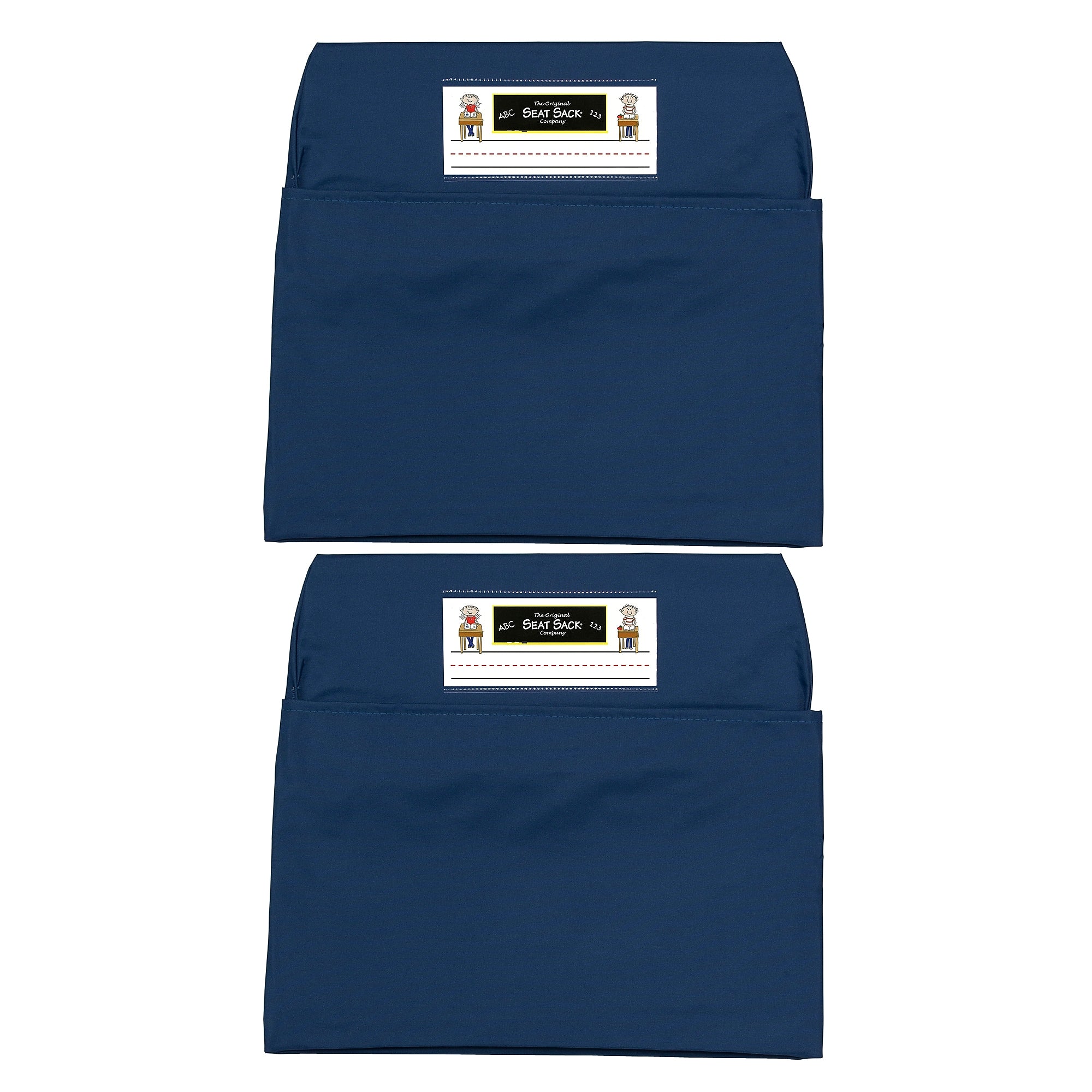 Seat Sack Polyester Seat Storage, 14", Blue, 2/Bundle (SSK00114BL-2)