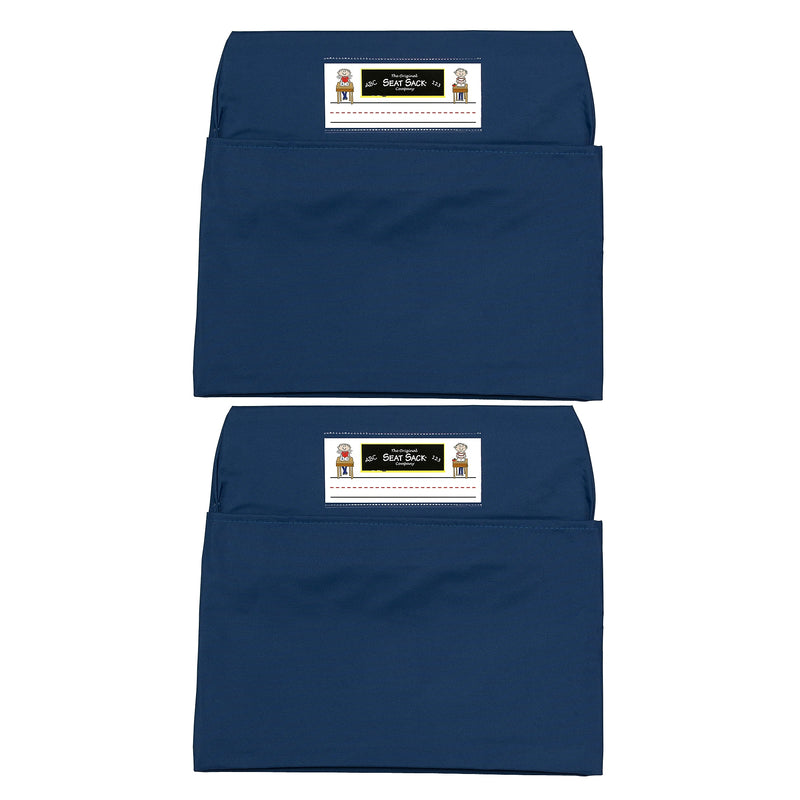 Seat Sack Polyester Seat Storage, 14", Blue, 2/Bundle (SSK00114BL-2)