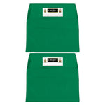 Seat Sack® Laminated Fabric Standard Seat Sack, 14", Green, 2/Bundle (SSK00114GR-2)