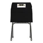 Seat Sack® Laminated Fabric Medium Seat Sack, 15", Black, 2/Bundle (SSK00115BK-2)