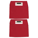 Seat Sack® Laminated Fabric Large Seat Sack, 17", Red, 2/Bundle (SSK00117RD-2)