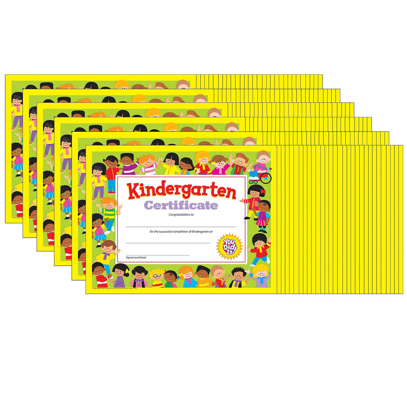 Trend Enterprises Completion Certificates, 8.5" x 11", Multicolor, 6/Bundle (T-17008-6)