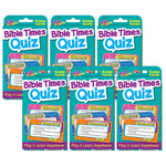TREND Bible Times Quiz Challenge Cards, 6 Sets (T-24703-6)