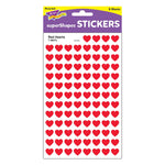 TREND Red Hearts superShapes Stickers, 800 Per Pack, 6 Packs (T-46072-6)