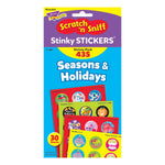 TREND Seasons & Holidays Stinky Stickers Variety Pack, 435 Per Pack, 2 Packs (T-580-2)