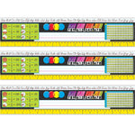 TREND Zaner-Bloser Desk Toppers Reference Name Plates, Grades 3-5, 3.75" x 18", 36 Per Pack, 3 Packs (T-69403-3)