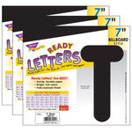 TREND 7" Billboard Uppercase Ready Letters, Black, 105/Pack, 3 Packs (T-79411-3)