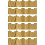 TREND Gold Metallic Terrific Trimmers®, 32.5' Per Pack, 6 Packs (T-91252-6)
