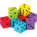Teacher Created Resources Foam Colorful Dice, Math & Counting, Grade K+ (TCR20808-3)