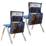 Teacher Created Resources® Canvas Chair Pocket, 15.5" x 18", Black, Pack of 2 (TCR20883-2)