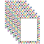 Teacher Created Resources Colorful Paw Prints Computer Paper, 50 Per Pack, 6 Packs (TCR4769-6)