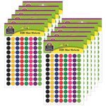 Teacher Created Resources Colorful Circles Mini Stickers, 3/8" Diameter, 528 Per Pack, 12 Packs (TCR4820-12)