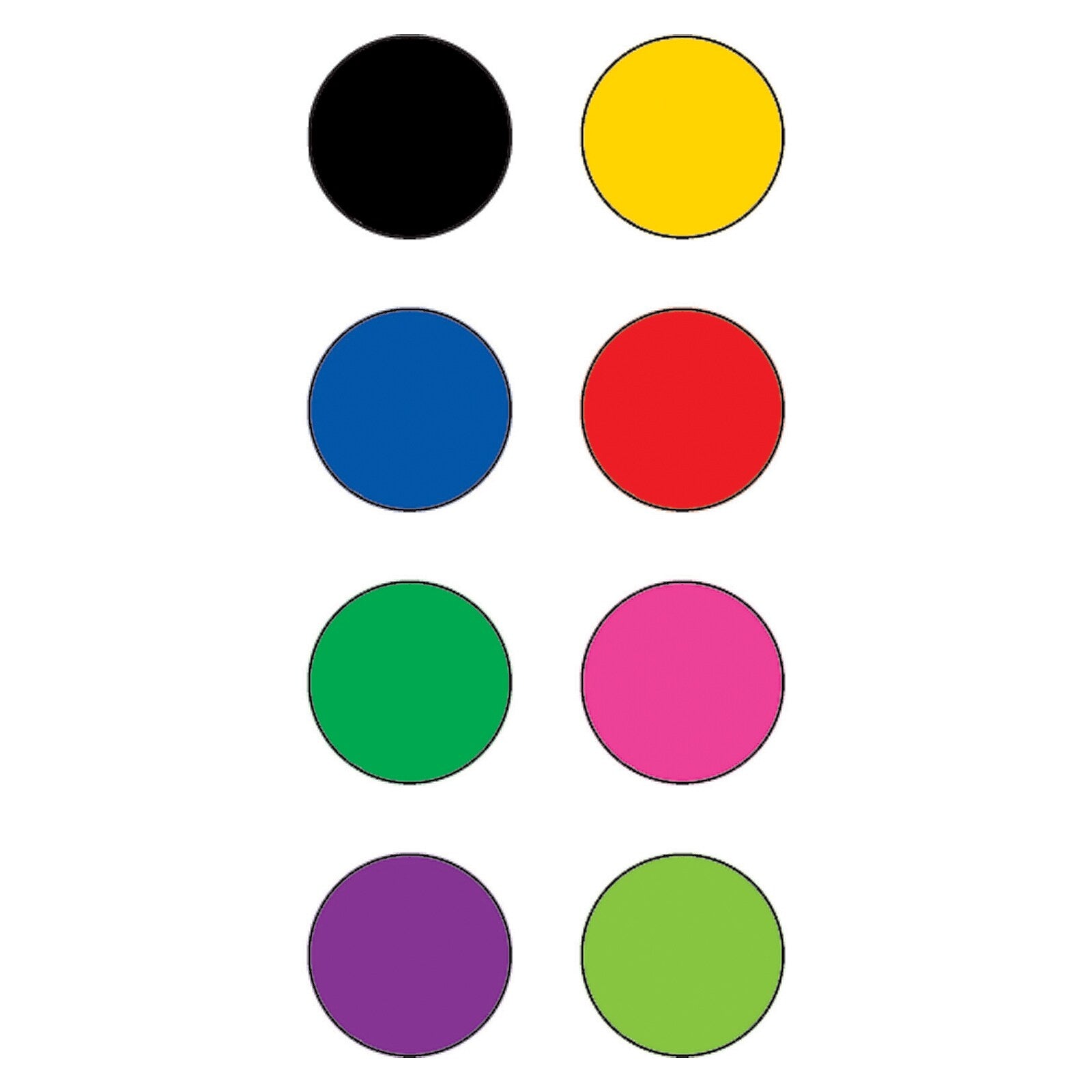 Teacher Created Resources Colorful Circles Mini Stickers, 3/8" Diameter, 528 Per Pack, 12 Packs (TCR4820-12)