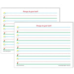 Teacher Created Resources Smart Start Handwriting Practice Paper, 8.5" x 11", White, 100 Sheets/Pack, 2 Packs/Bundle
