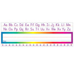 Scholastic Teacher Resources Alphabet / Number Line Name Plates, 12" x 4", 36 Per Pack, 3 Packs (TF-1528-3)