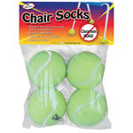 The Pencil Grip Nylon/Rubber Chair Socks & Classroom Desk Socks, Yellow, 4 Per Pack, 6 Packs (TPG230-6)
