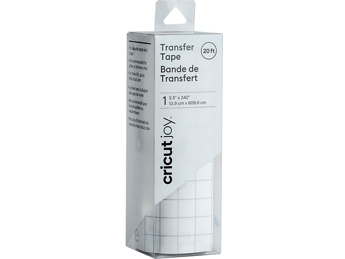 Cricut Joy Bulk Transfer Tape for Vinyl, 5.5" x 240" (2007374)