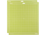 Cricut StandardGrip Machine Mat, 12" x 12", Green, 2/Pack (2001974)