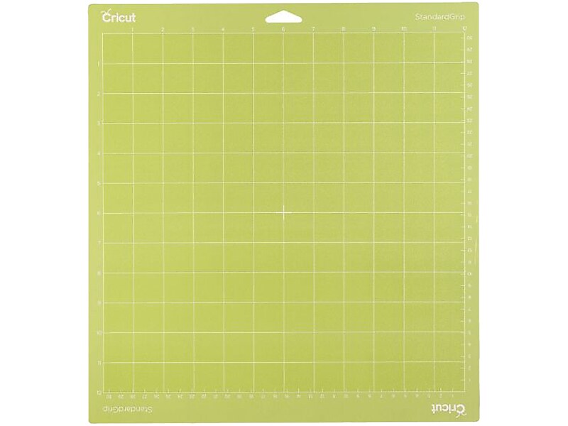 Cricut StandardGrip Machine Mat, 12" x 12", Green, 2/Pack (2001974)