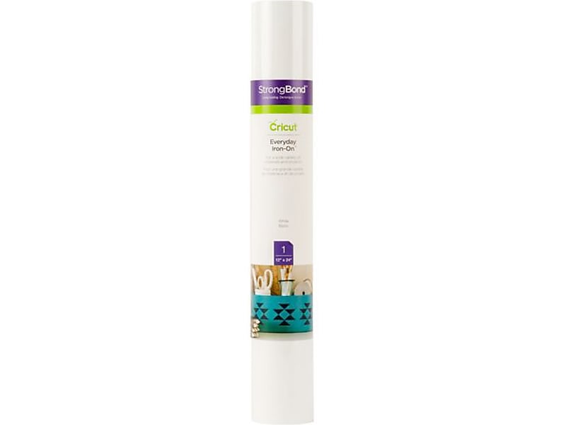 Cricut Everyday Iron-On, 24" x 12", White (2008449)