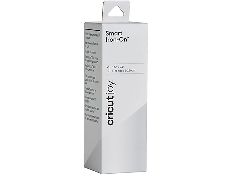 Cricut Joy Smart Iron-On, 24" x 5.5", White (2007201)
