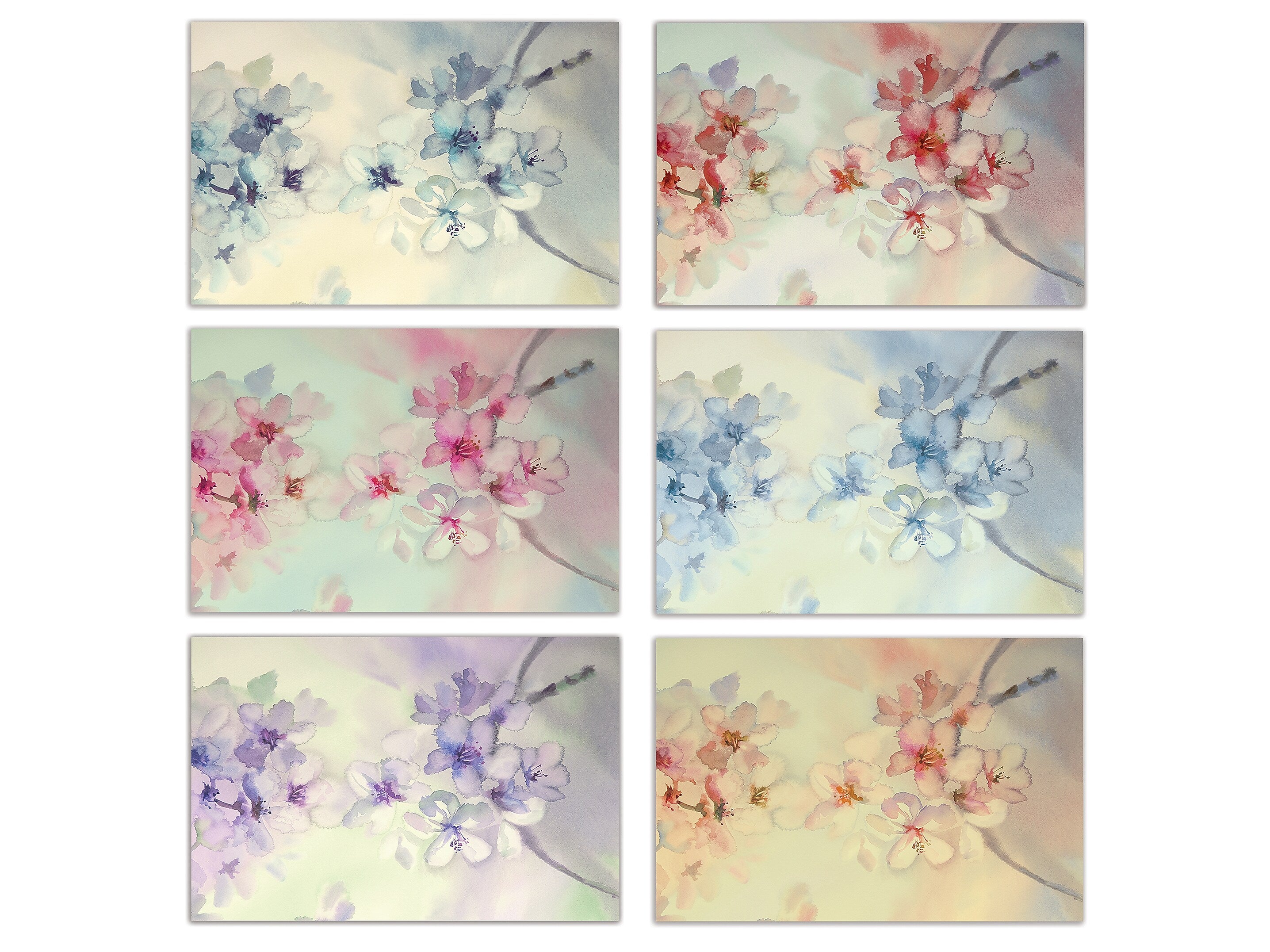 Better Office Cards with Envelopes, 4" x 6", Floral, 50/Pack (64567-50PK)