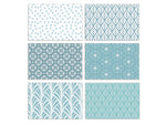Better Office Cards with Envelopes, 4" x 6", Blue Hue Floral, 100/Pack (64566-100PK)