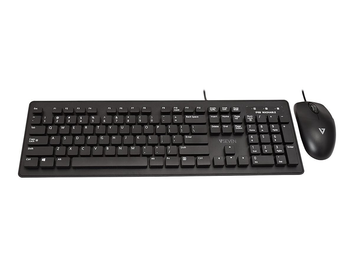 V7 CKU700US Keyboard, Black (8GY681)