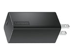 Lenovo GaN 65W Power Adapter (65 Watt): 100e (2nd Gen) Laptop, Black (40AWGC65WW)