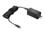 Lenovo GaN 65W Power Adapter (65 Watt): 100e (2nd Gen) Laptop, Black (40AWGC65WW)