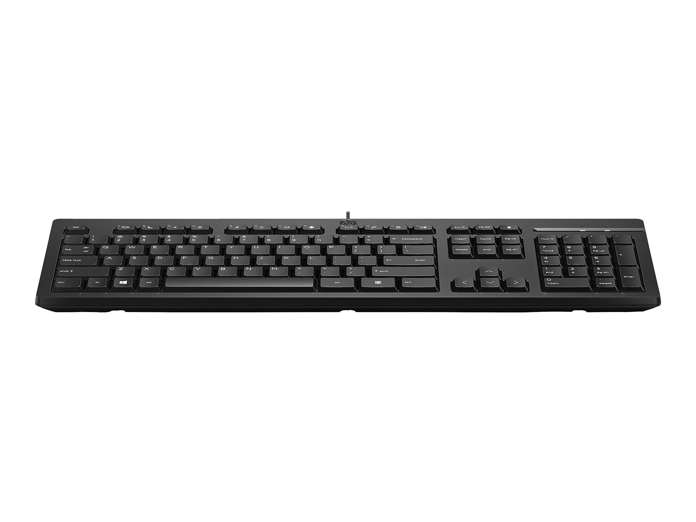 HP 125 Keyboard, Black (266C9AA#ABA)