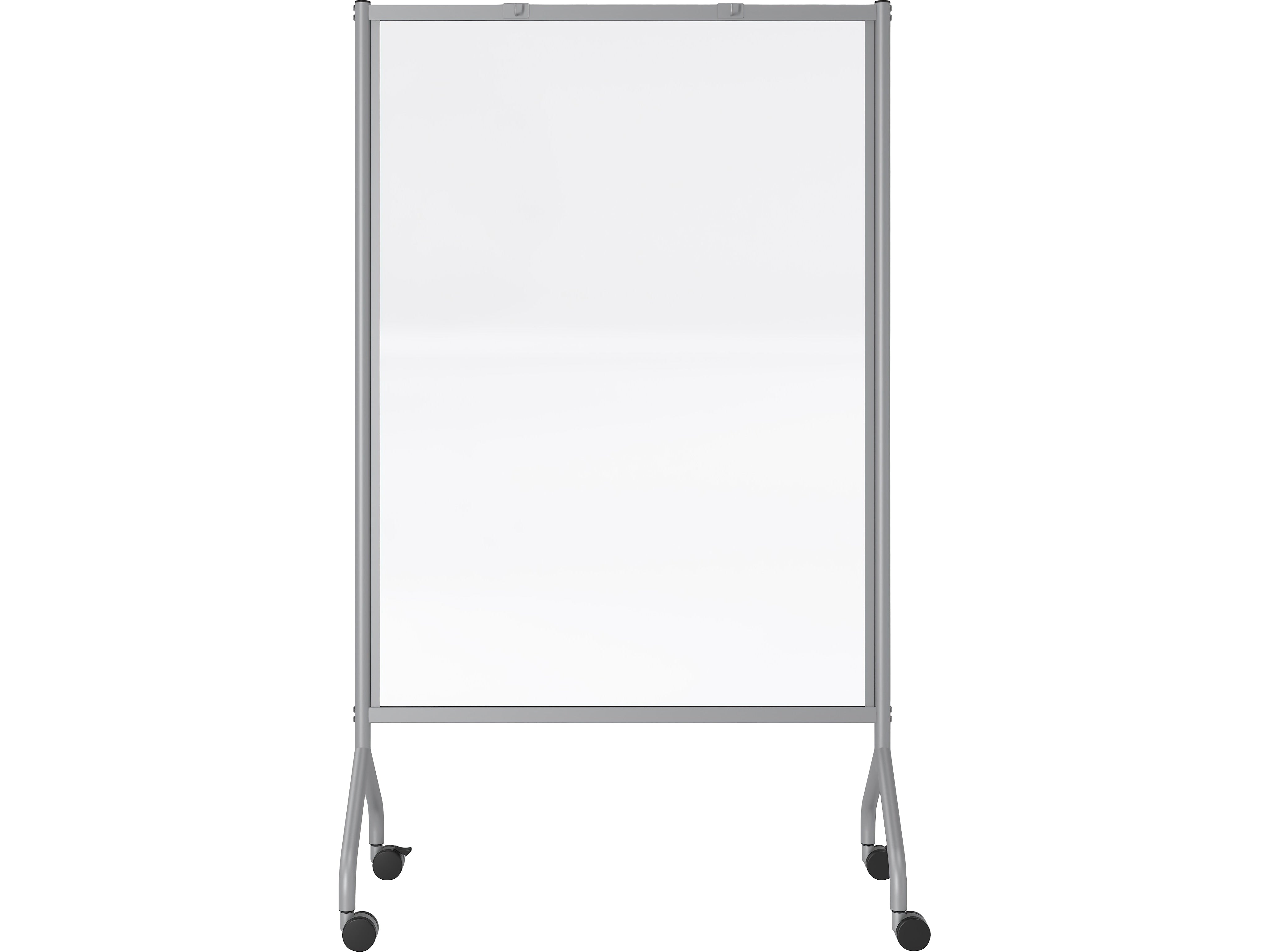 Safco Impromptu Freestanding Mobile Partition, 72"H x 42"W, Clear Acrylic (8510GRCL)