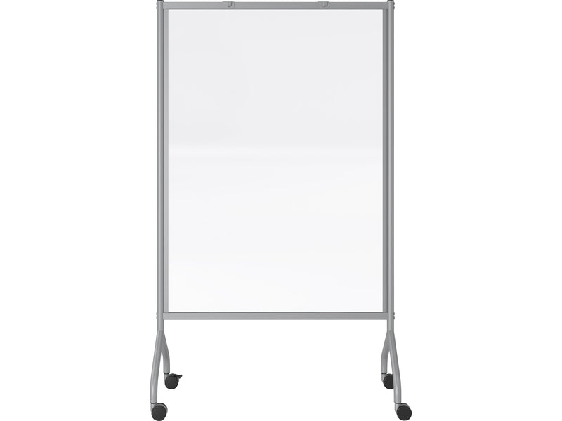 Safco Impromptu Freestanding Mobile Partition, 72"H x 42"W, Clear Acrylic (8510GRCL)