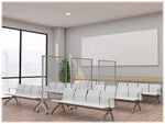 Safco Impromptu Freestanding Mobile Partition, 72"H x 42"W, Clear Acrylic (8510GRCL)