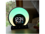 La Crosse Technology Soluna Light Color-Changing Alarm Clock, 6.71"H x 6.81"W x 2.69"D (C79141)