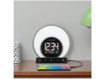 La Crosse Technology Soluna Light Color-Changing Alarm Clock, 6.71"H x 6.81"W x 2.69"D (C79141)