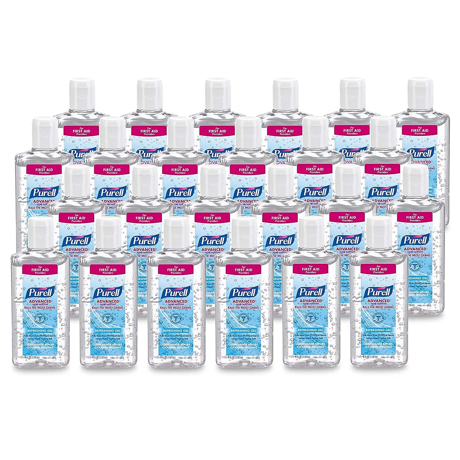 PURELL Advanced Refreshing 4 oz. Gel Hand Sanitizer, 24/Carton (9651-24)