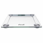 Escali E184 Bathroom Scale, Clear Glass, 400 Lbs. Capacity