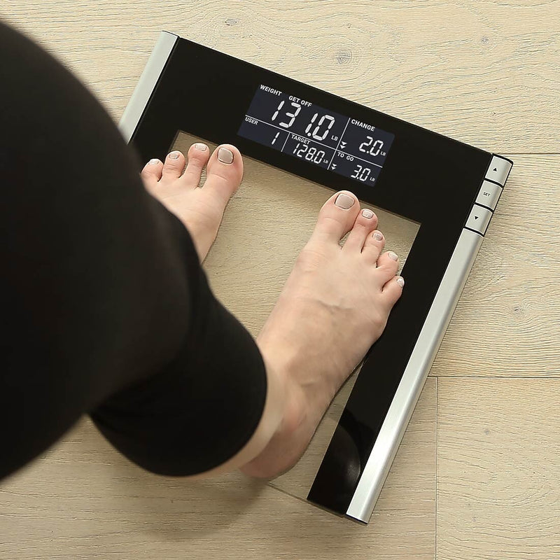 Escali USTT200 Track & Target Bathroom Scale, 400 Lb 180 Kg