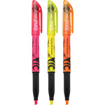 Pilot FriXion Light Erasable Highlighters, Chisel Tip, Assorted Ink, 3/Pack (46507)