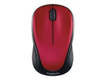 Logitech M317 Wireless Optical Mouse, Red (910-002893)