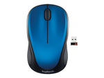 Logitech M317 Wireless Optical Mouse, Steel Blue (910-002901)