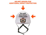 Ergodyne Skullerz 8975 Class C Safety Helmet & LED Light with MIPS Technology, 6-Point Suspension, White (60205)