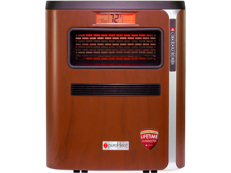 GreenTech Environmental pureHeat 3-in-1 1500-Watt 5200 BTU Infrared Electric Heater, Brown (1X5523)