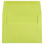 JAM Paper A7 Colored Invitation Envelopes, 5.25 x 7.25, Ultra Lime Green, 25/Pack (96151)