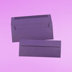 JAM Paper #10 Business Envelope, 4 1/8" x 9 1/2", Dark Purple, 25/Pack (563912516)