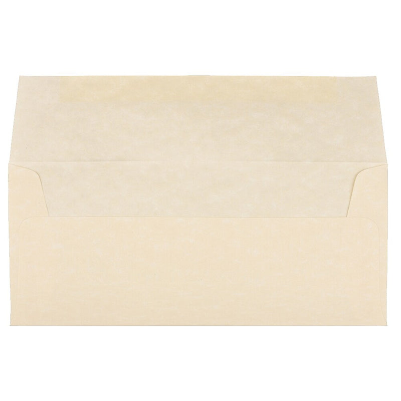 JAM Paper #10 Business Envelope, 4 1/8" x 9 1/2", Natural, 25/Pack (900926651)