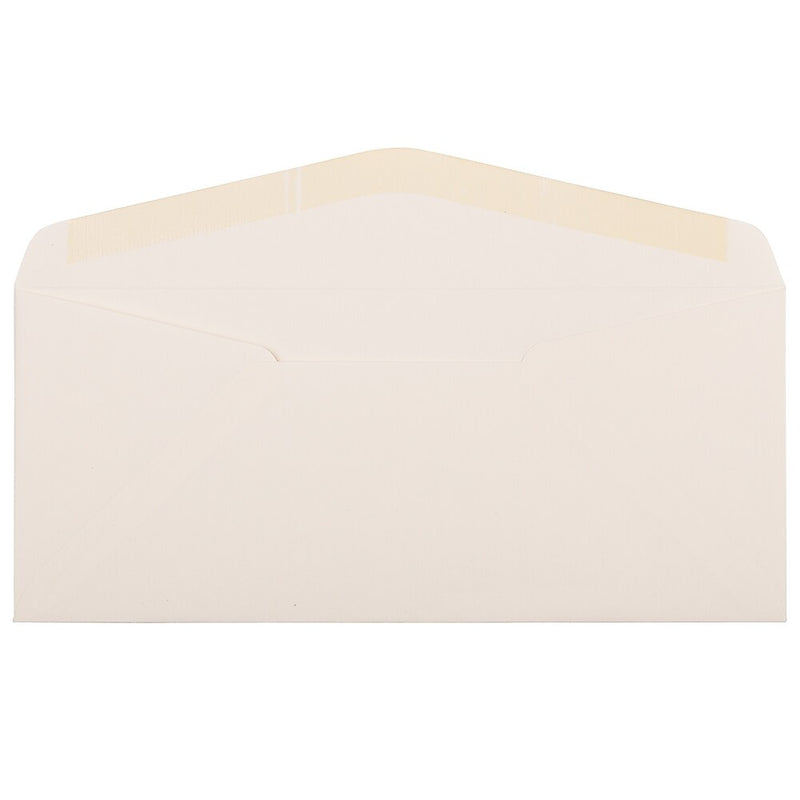 JAM Paper Strathmore #10 Business Envelope, 4 1/8" x 9 1/2", Natural White, 25/Pack (191170)