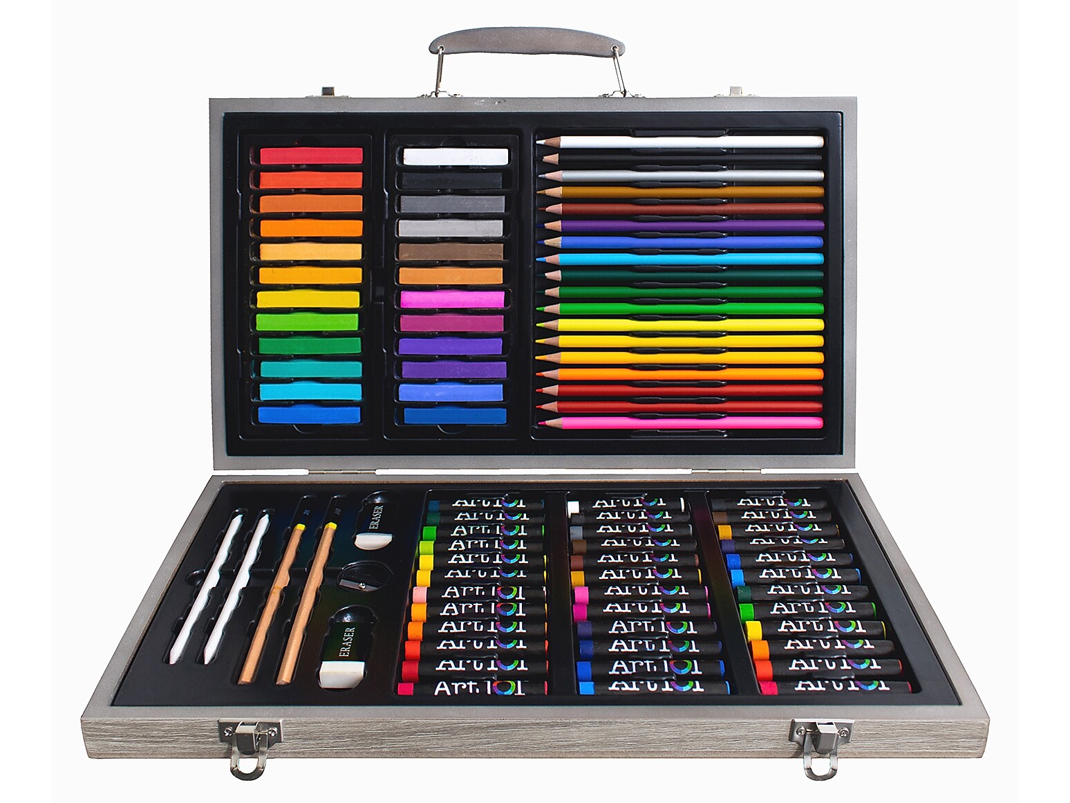 Art 101 Drawing, Skeetching, and Doodling Art Set, Assorted Colors, 111 Pieces (55111)